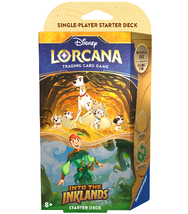 Ravensburger Disney Lorcana: Set 3: Into The Inklands: Starter Deck: Peter Pan (EN)