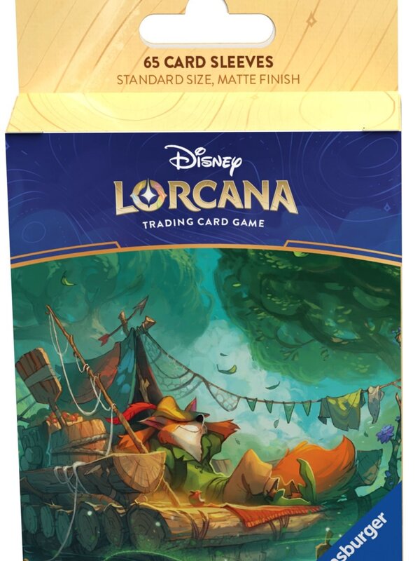 Ravensburger Disney Lorcana: Set 3: Card Sleeve  Pack B: Robin des bois (ML)