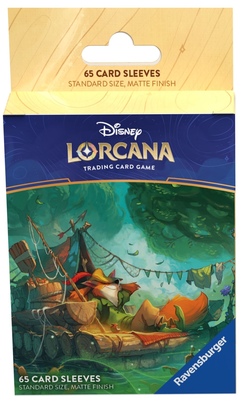 Disney Lorcana: Set 3: Card Sleeve  Pack B: Robin des bois (ML)