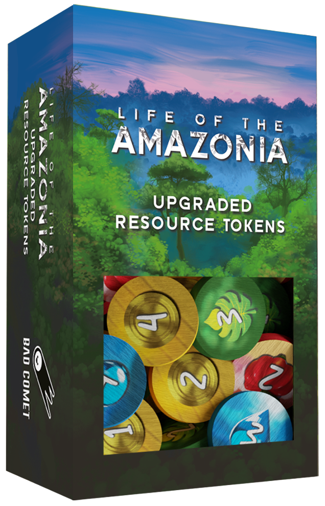 Life Of The Amazonia: Ext. Upgraded Resource Tokens (EN)