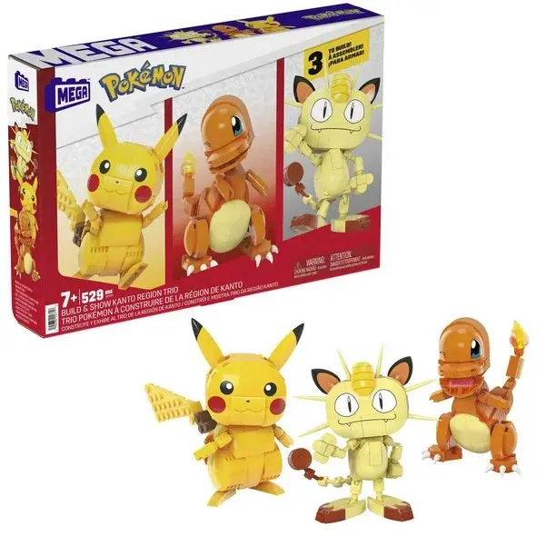 Méga Pokémon: Trio Région De Kanto (ML)