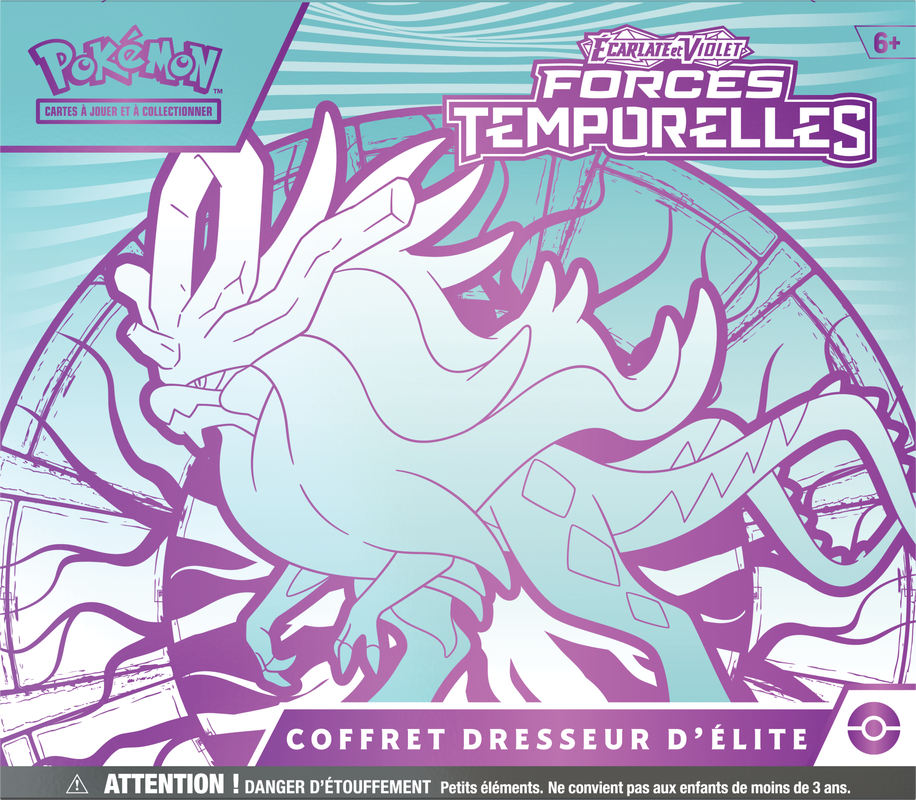 Pokemon: SV5  Écarlate Et Violet: Forces Temporelles: Coffret Dresseur D'Elite (FR)