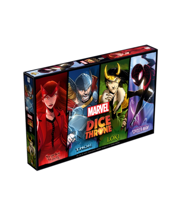 Lucky Duck Games Précommande: Marvel Dice Throne:  Scarlet Witch, Thor, Loki And Spider-Man (FR)