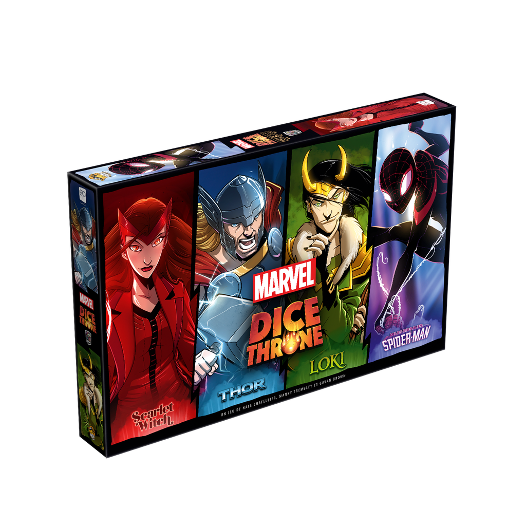 Marvel Dice Throne:  Scarlet Witch, Thor, Loki And Spider-Man (FR)