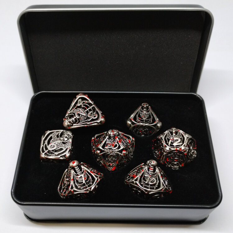 Désirable Games DGHD03 Dés Caverneux: Spectres Sinistres: cuivre ancien ensanglanté