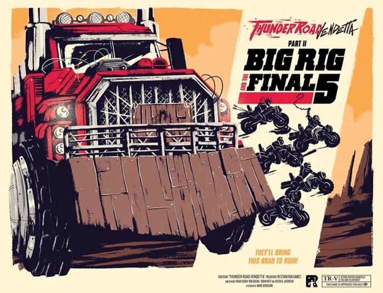 Restoration Games Thunder Road: Vendetta: Ext. Big Rig And The Fatal Five (EN)