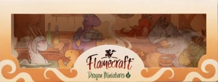 Lucky Duck Games Flamecraft: Ext.  Dragon Miniatures (2nd Edition) (ML)