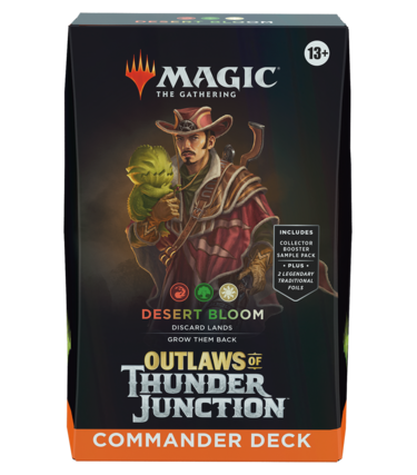 Magic Magic: Outlaws Of Thunder Junction: Commander: Desert Bloom (EN) En magasin seulement