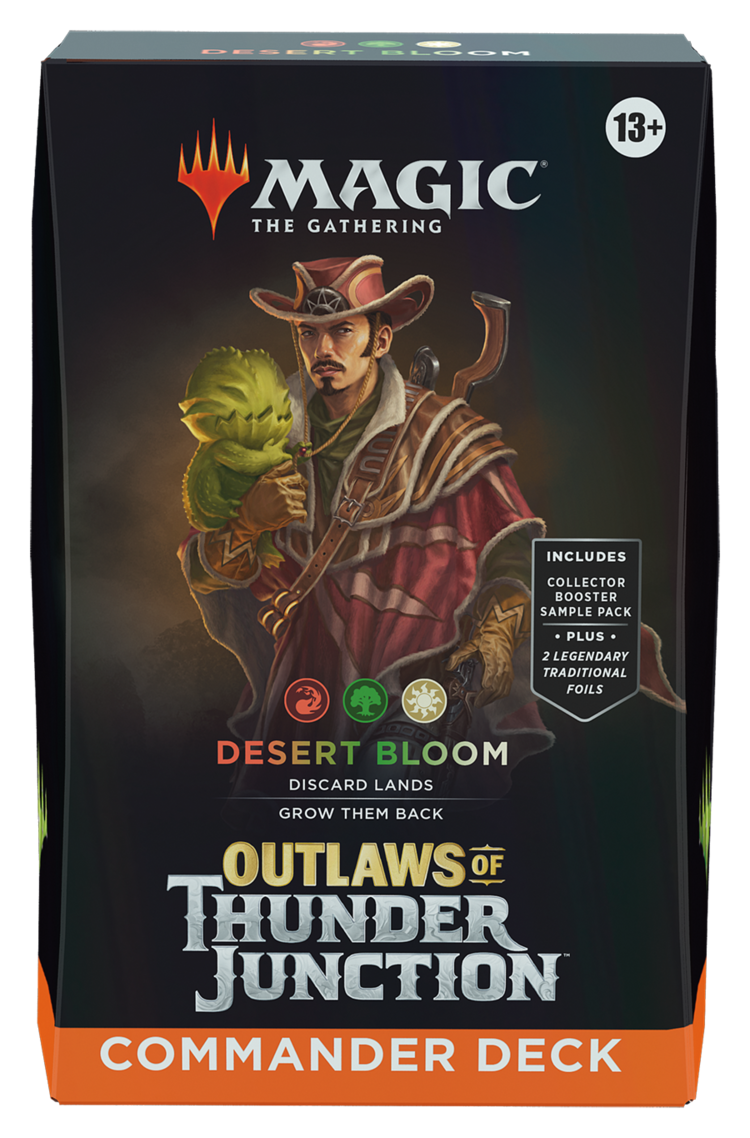 Magic Magic: Outlaws Of Thunder Junction: Commander: Desert Bloom (EN) En magasin seulement