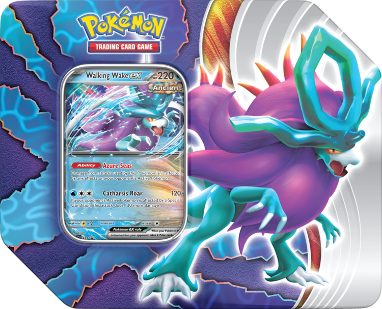 Pokemon Pokemon: Paradox Clash Tin: Walking Wake Ex (EN)