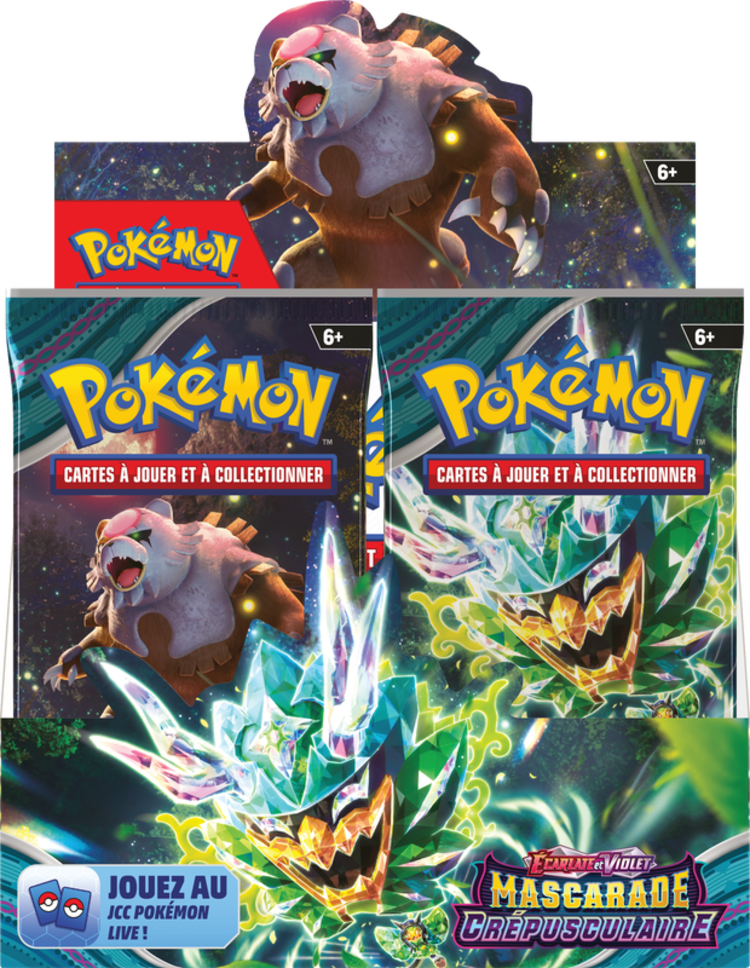 Pokemon Pokemon: SV6 Écarlate Et Violet: Mascarade Crépusculaire: Booster (FR)