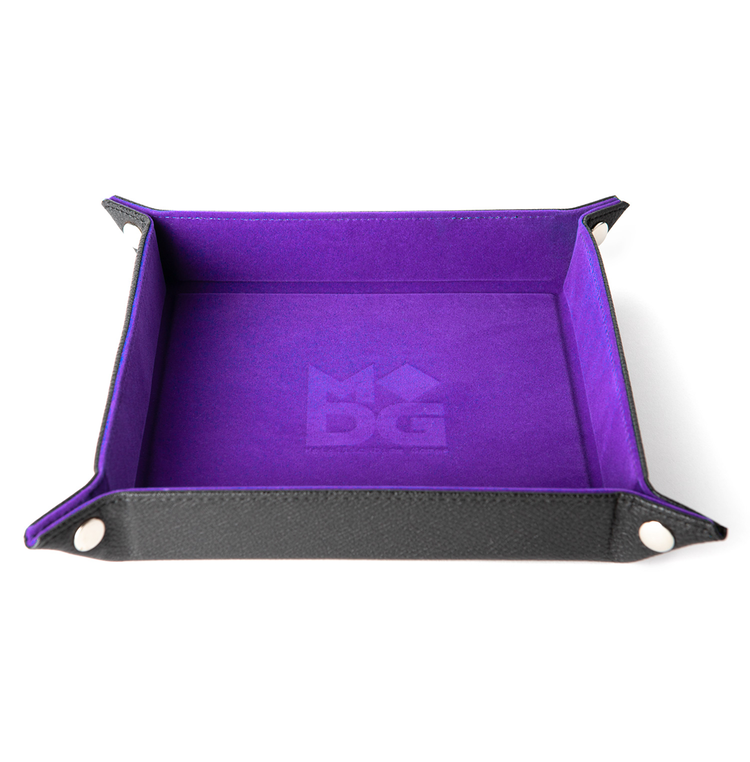 Fanroll 537 Fold Up Velvet Dice Tray: Purple