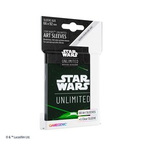 Gamegenic Star Wars: Unlimited: Art Sleeves: Card Back Green (ML)