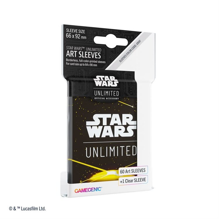 Gamegenic Star Wars: Unlimited: Art Sleeves: Card Back Yellow (ML)