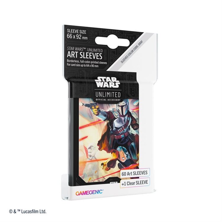 Gamegenic Star Wars: Unlimited: Art Sleeves: Mandalorian (ML)