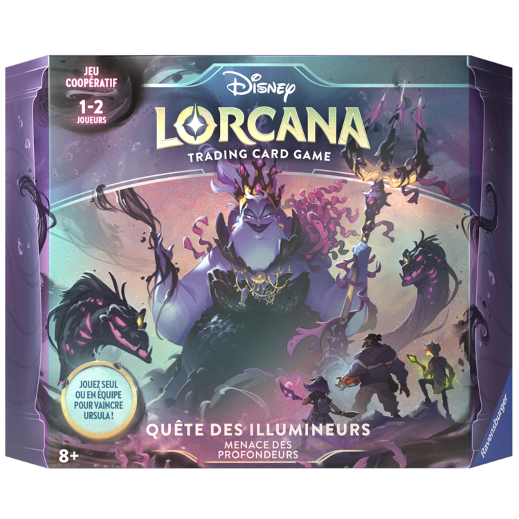 Ravensburger Disney Lorcana: Set 4: Quête Des Illumineurs: Menace Des Profondeurs (FR) Disponible En Magasin seulement