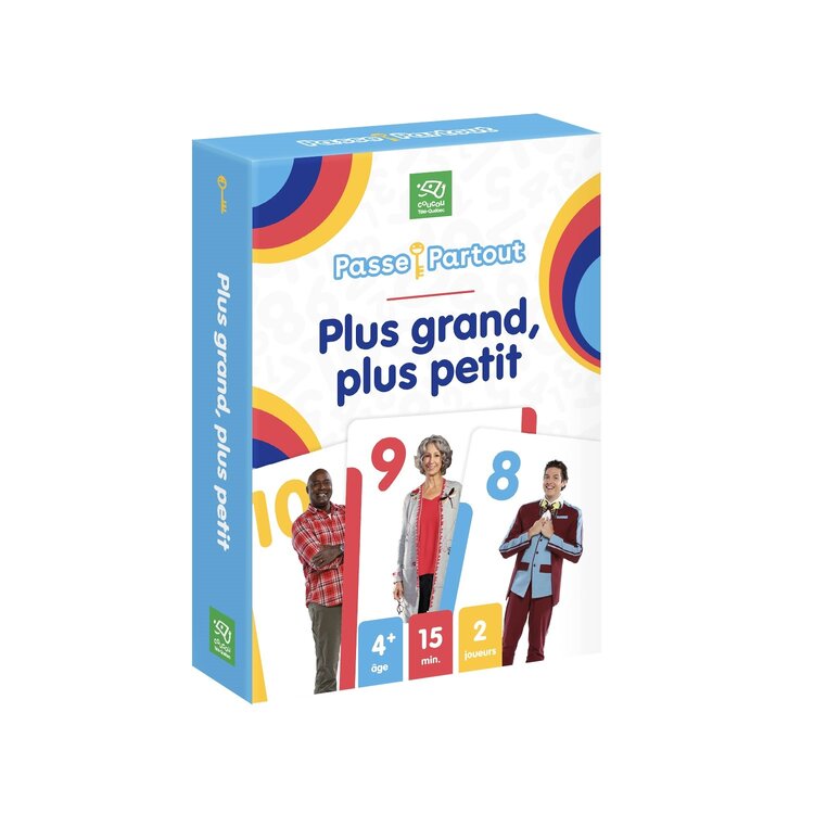 Belvedere Jeux Jouet Passe-Partout: Plus Grand, Plus Petit (FR)