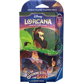 Ravensburger Disney Lorcana: Set 5: Shimmering Skies: Starter Deck: Scar-Kronk (EN)