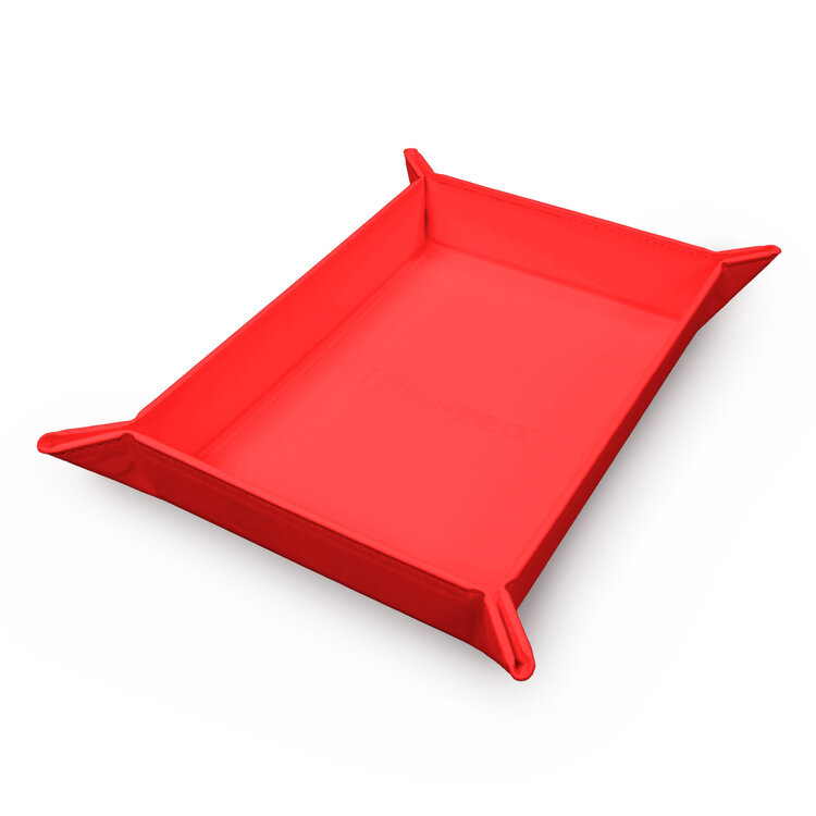 Ultra pro UP16335 Dice Foldable Rolling Tray: Red: Magnetic