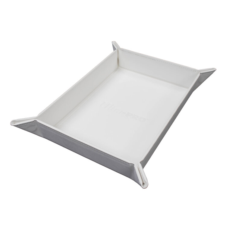 Ultra pro UP16333 Dice Foldable Rolling Tray: White Magnetic