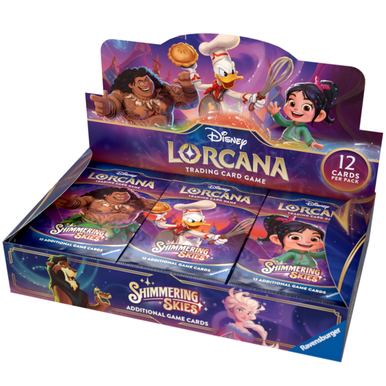 Ravensburger Disney Lorcana: Set 5: Shimmering Skies: Booster Pack: Boîte Complète (EN)