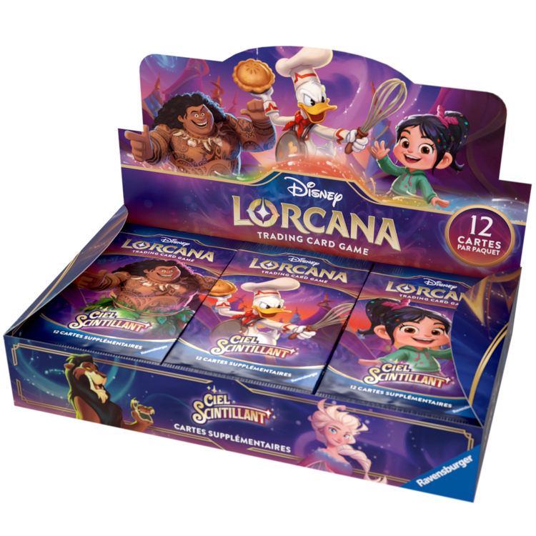 Ravensburger Disney Lorcana: Set 5: Ciel Scintillant: Booster Pack (FR)
