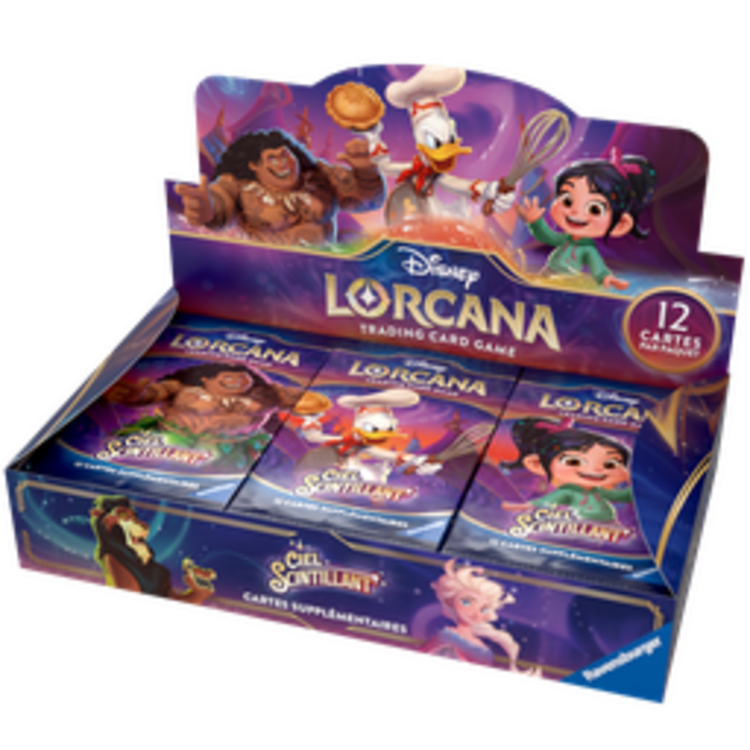 Ravensburger Disney Lorcana: Set 5: Ciel Scintillant: Booster Pack: Boite Complète (FR)