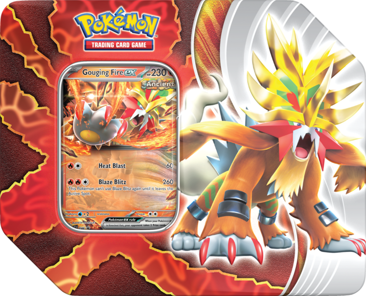Pokemon Pokemon: Paradox Destinies Tin: Gouging Fire (EN)