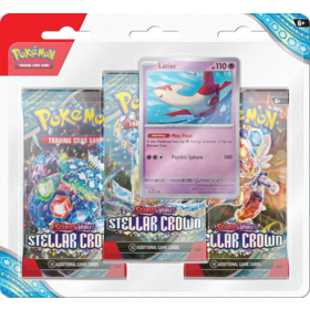 Pokemon Pokemon: SV7 Stellar Crown: 3 Pack Blister (EN)