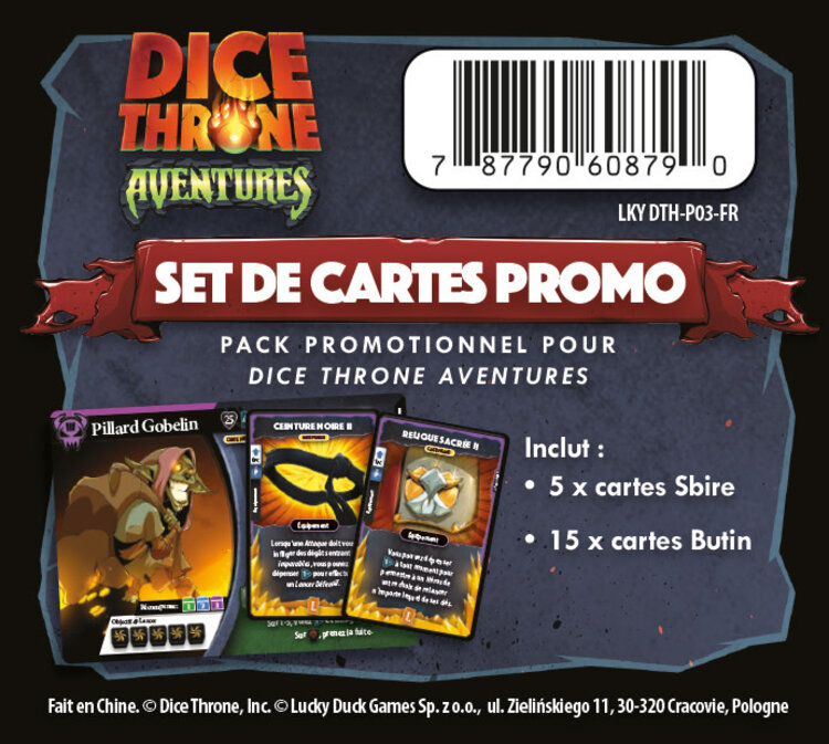 Lucky Duck Games Dice Throne Aventures: Pack D'Extension (FR)