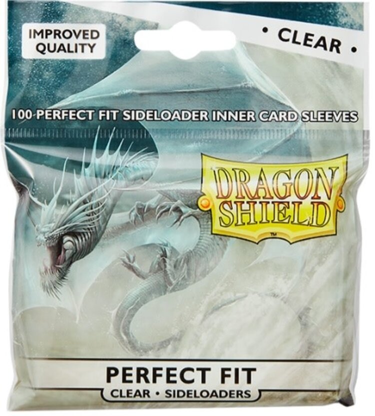 Arcane Tinmen AT-13101 Dragon Shield Matte Clear / 100ct Sleeves Perfect Fit Sideloader