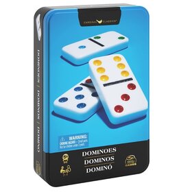 Spin Master games Dominos: Double-6  Boîte Métal (ML)
