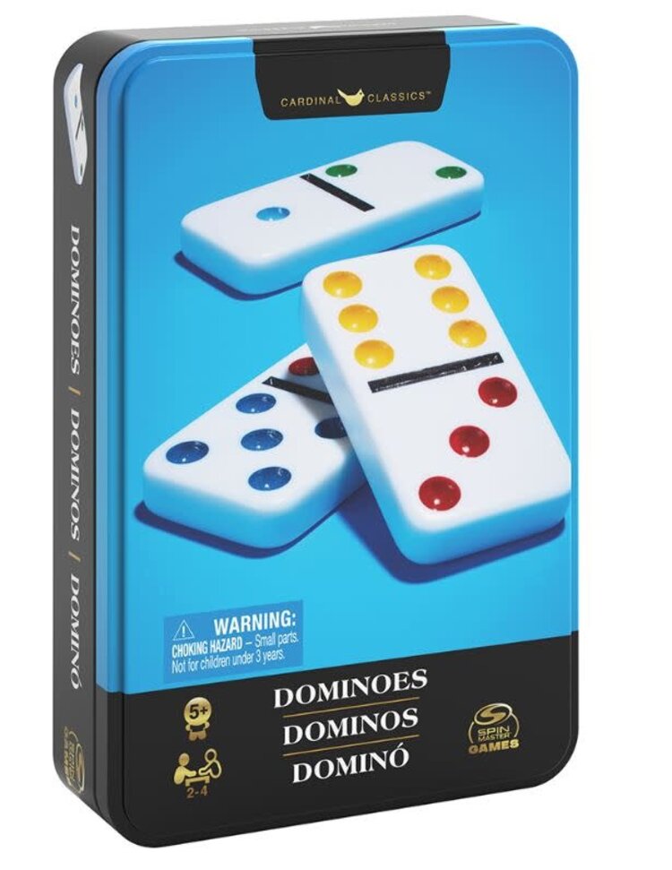 Spin Master games Dominos: Double-6  Boîte Métal (ML)