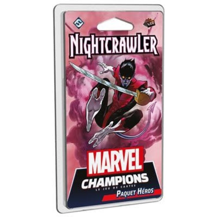 Fantasy Flight Games Marvel Champions JCE: Ext. Nightcrawler: Paquet Heros (FR)