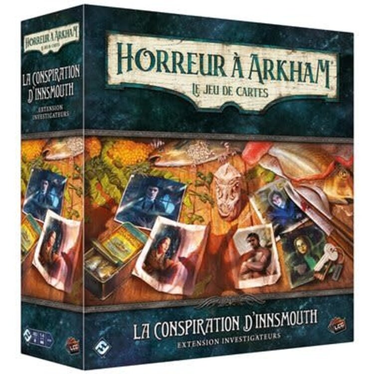 Fantasy Flight Games Horreur À Arkham: Le Jeu De Cartes: La Conspiration D'Innsmouth: Ext. Investigateur (FR)