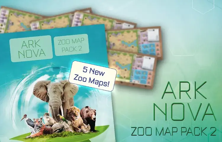 Capstone Games Ark Nova: Ext. Zoo Map: Pack 2 (EN)