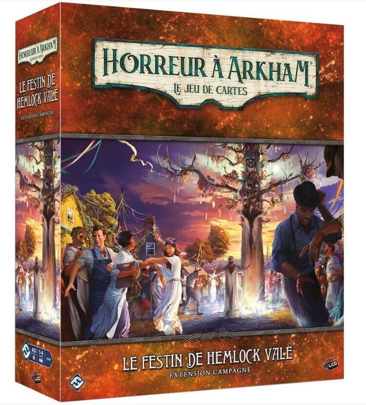 Fantasy Flight Games Horreur À Arkham: Le Jeu De Cartes: Le Festin De Hemlock Vale: Ext. Campagne (FR)