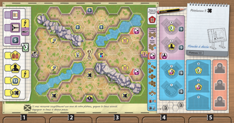 Super Meeple Ark Nova: Ext. Zoo Map: Pack 2 (FR)