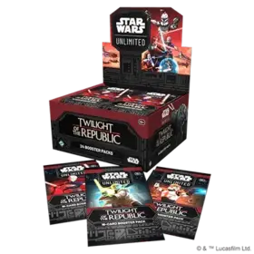 Fantasy Flight Games Star Wars: Unlimited: Twilight of The Republic: Booster Box (EN) Disponible en magasin seulement