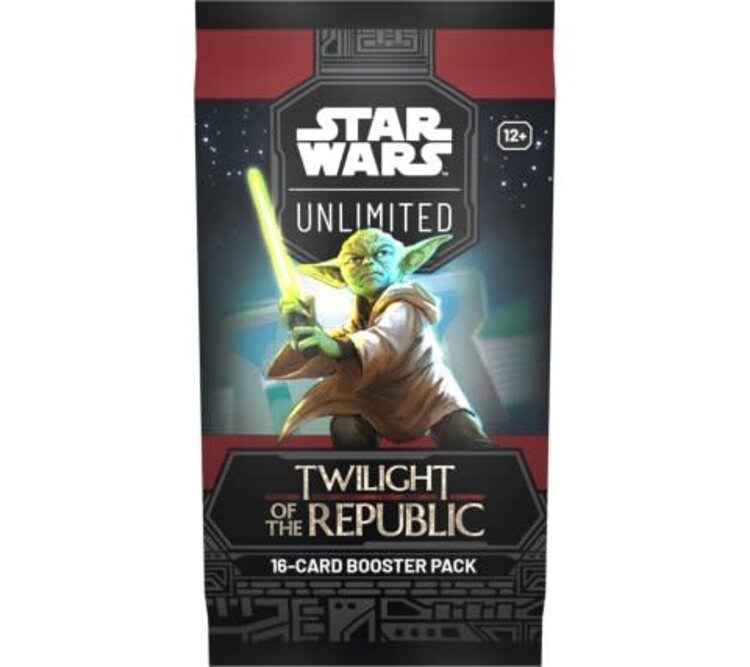 Fantasy Flight Games Star Wars: Unlimited: Twilight of The Republic: Booster (EN) Disponible en magasin seulement