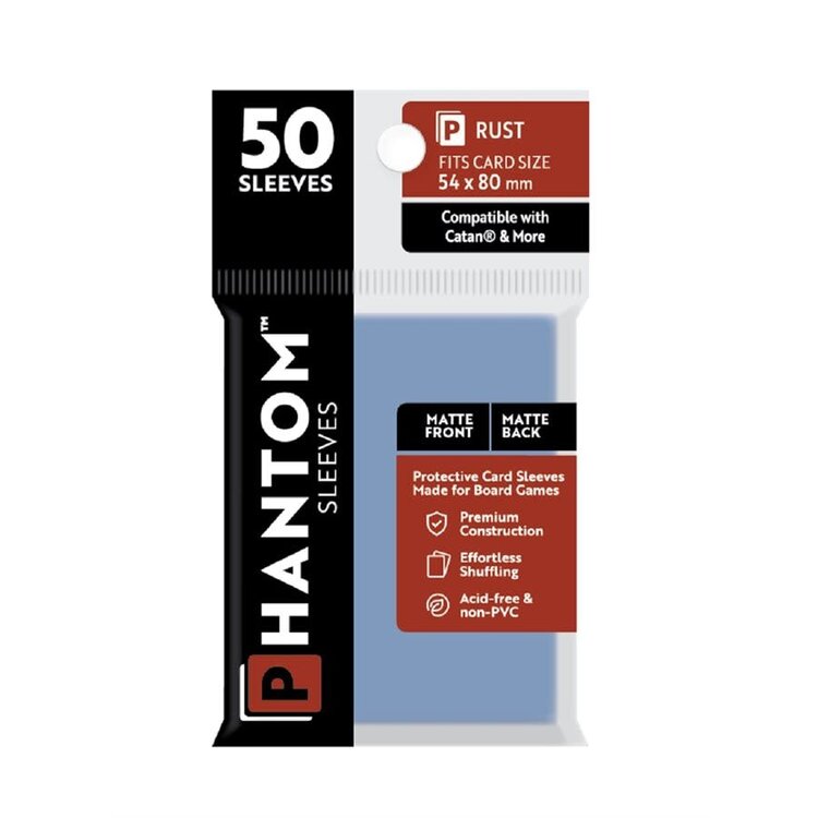 Capstone Games CSGPS3010 Phantom: Rust «Matte Catan» 54mm x 80mm / 50 Sleeves
