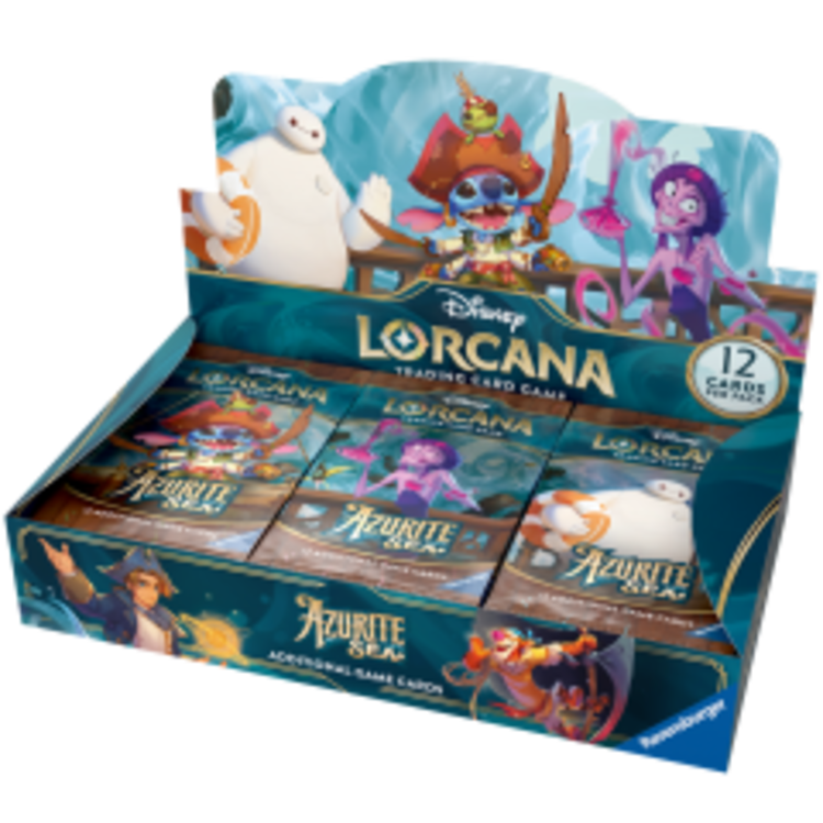 Ravensburger Disney Lorcana: Set 6: Azurite Sea: Booster Pack: Box (EN) Disponible en Magasin Seulement