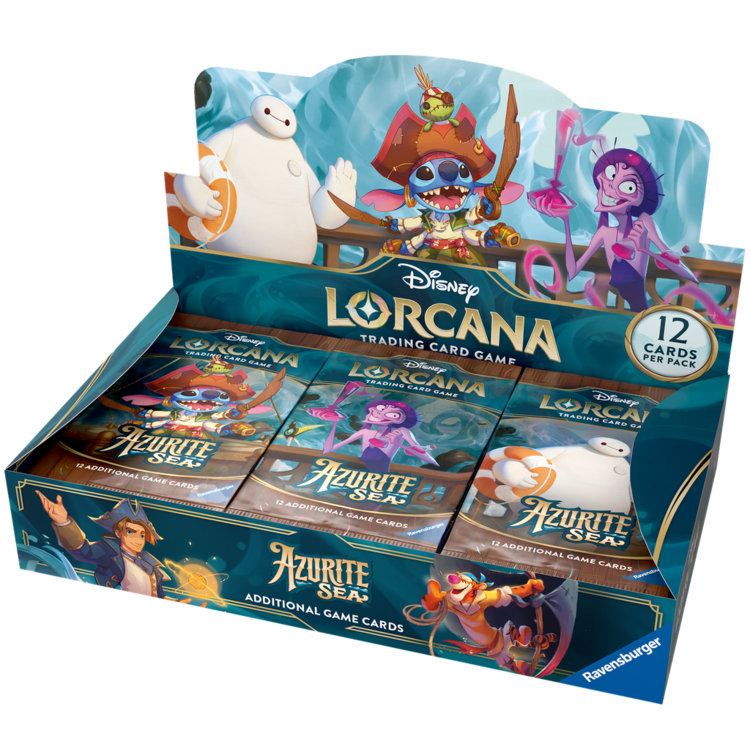 Ravensburger Disney Lorcana: Set 6: Azurite Sea: Booster Pack: Box (EN) Disponible en Magasin Seulement
