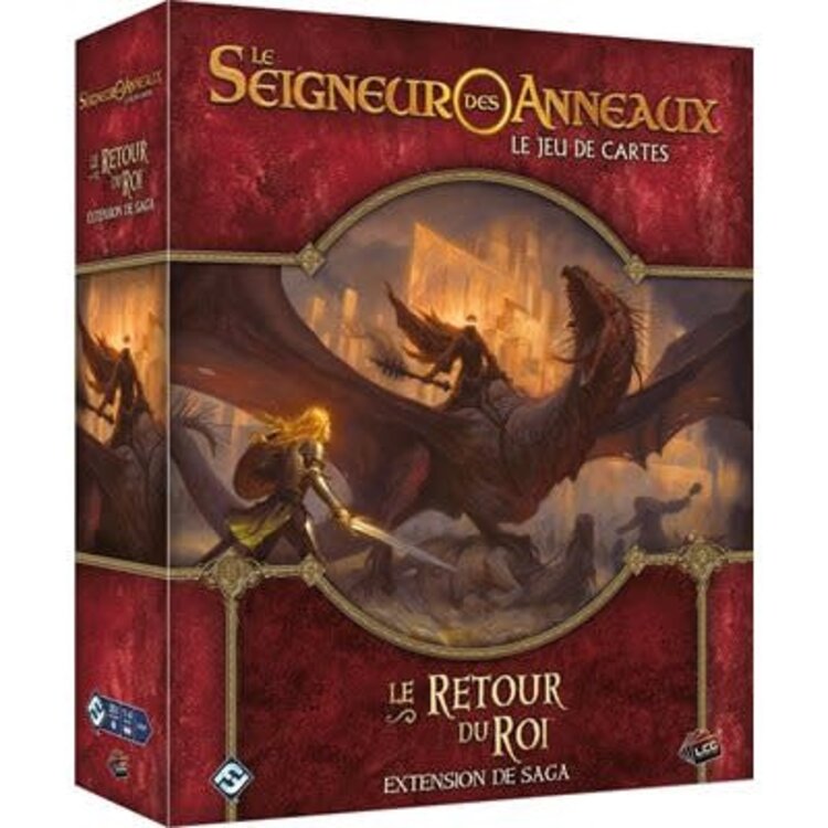 Fantasy Flight Games Le Seigneur Des Anneaux JCE: Ext. Le Retour Du Roi: Saga (FR)