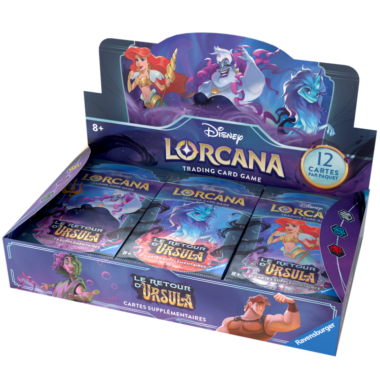Ravensburger Disney Lorcana: Set 4: Le Retour D'Ursula: Boite de Booster (FR)
