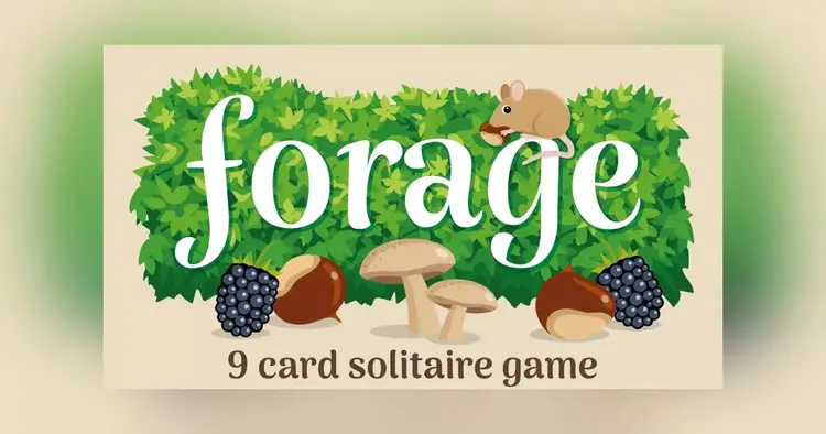 Forage: 9 Card solitaire game (EN)