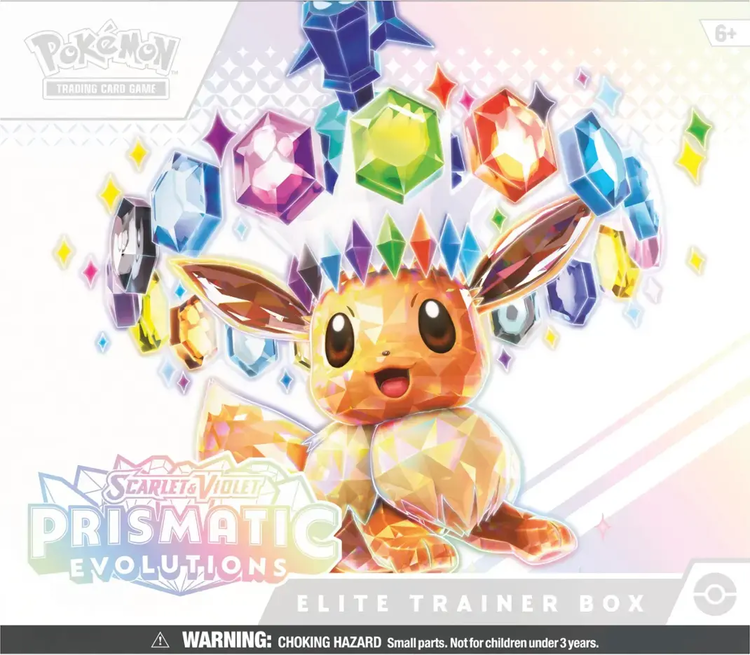 Pokemon Pokemon: SV8.5 Scarlet & Violet: Prismatic Evolutions: Elite Trainer Box (EN) disponible seulement en magasin