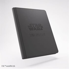 Fantasy Flight Games Star Wars: Unlimited: Zip-Up Album 18 Pocket: Noir (ML) Disponible en magasin seulement
