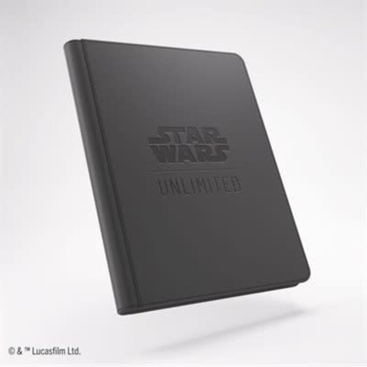 Fantasy Flight Games Star Wars: Unlimited: Zip-Up Album 18 Pocket: Noir (ML) Disponible en magasin seulement