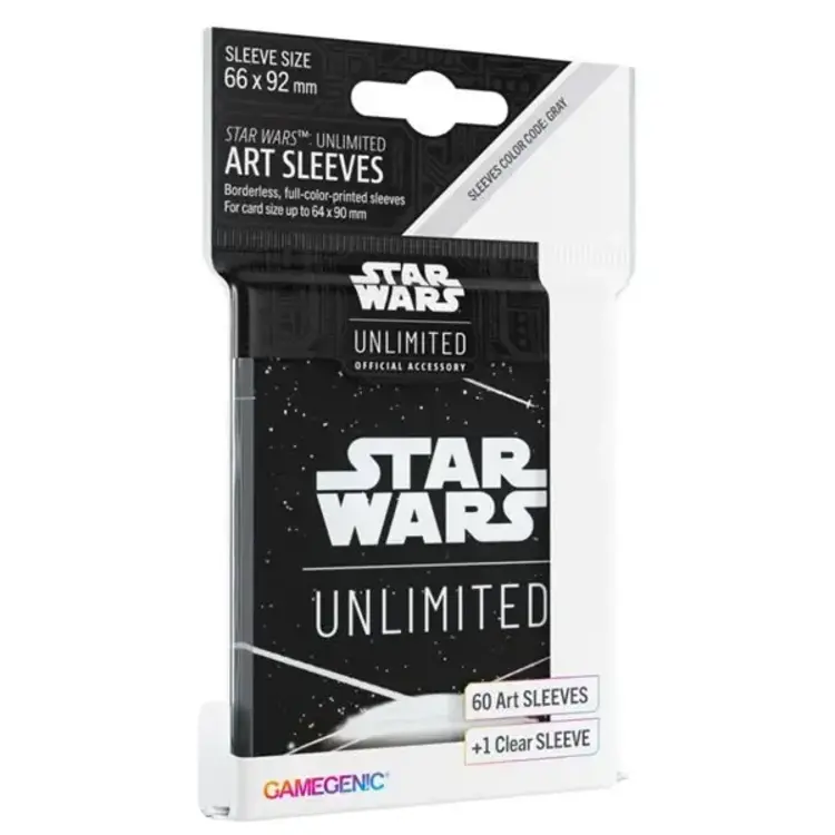 Gamegenic Star Wars: Unlimited: Art Sleeves: Card Back: White (ML)